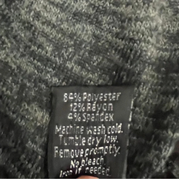 Lildy Dark Gray Crew Neck Lace Detail‎ Long Sleeve Sweatshirt - Picture 6 of 6